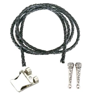 Bolo Tie Rope with Metal Tips