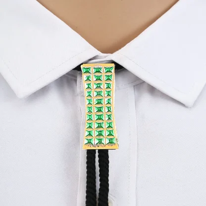Stunning Rhinestone Bolo Tie - Image 4