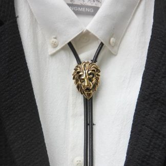 Regal Lion Head Bolo Tie